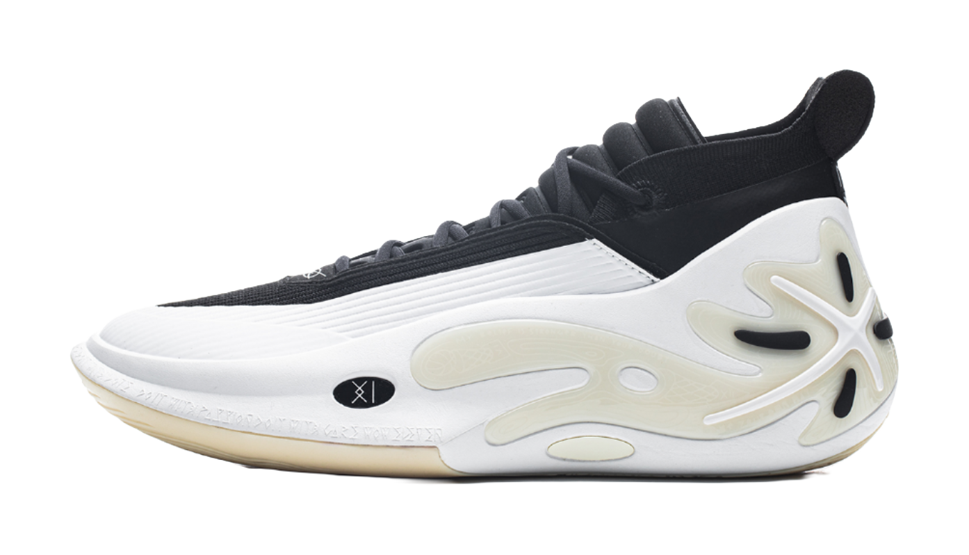 LiNing Wow11 Cushioning Anti-Slip And Wear-Resistant Lightweight Rebound Mid-Top Basketball Shoes Mens Standard White  VJSNEAKER