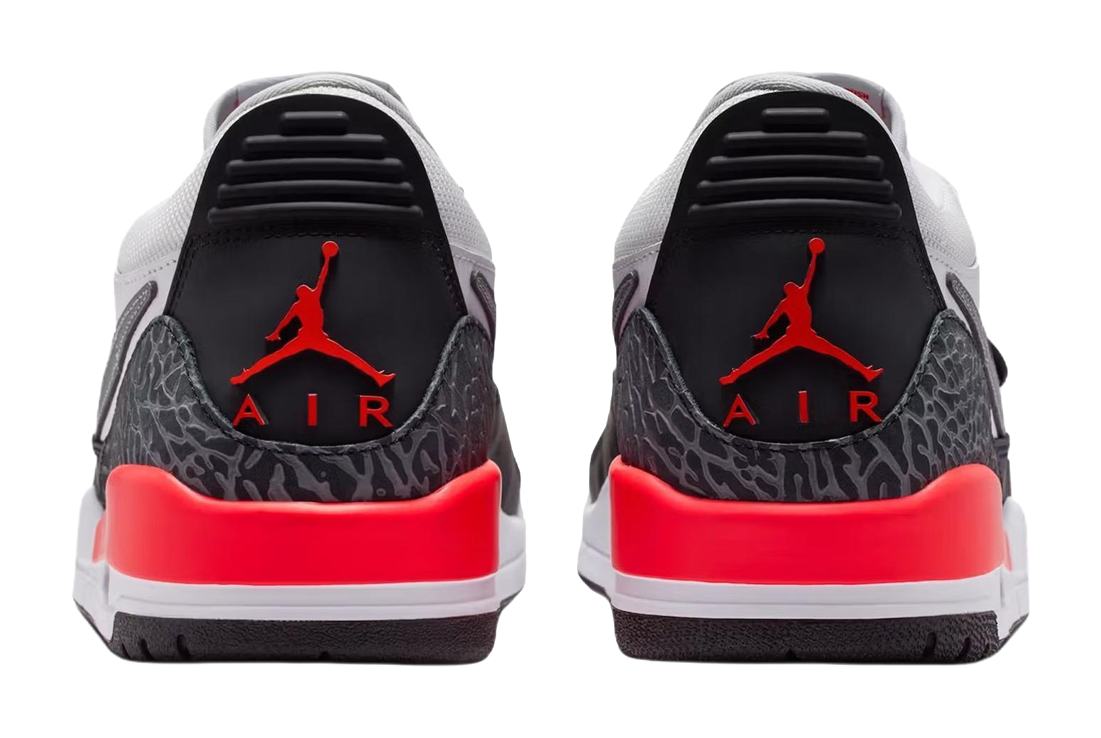 Jordan Legacy 312 Low top Vintage Basketball Shoes Mens White Red  vjsneaker.com