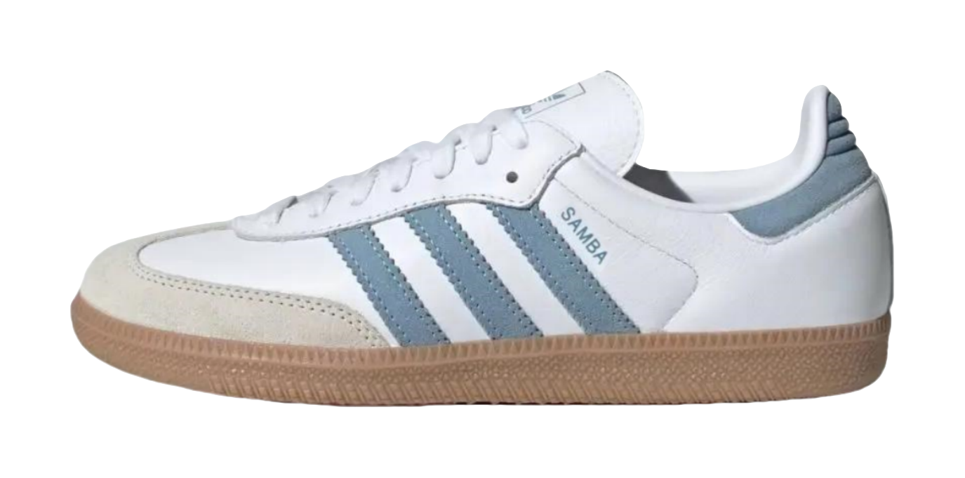 Adidas Wmns Samba Og White Ash Blue Gum Womens  VJSNEAKER
