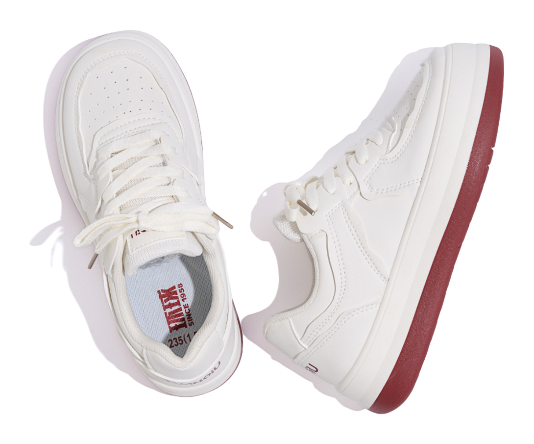 HUANQIU Coverage Thermal Abrasion Resistant Lightweight Height Increasing Low top Skateboard Shoes Women's 