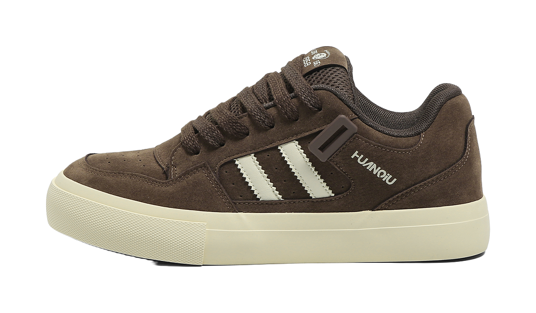 HUANQIU Slip Resistant Shock Absorbers With Abrasion Resistant Properties Low top Skateboard Shoes Men's 