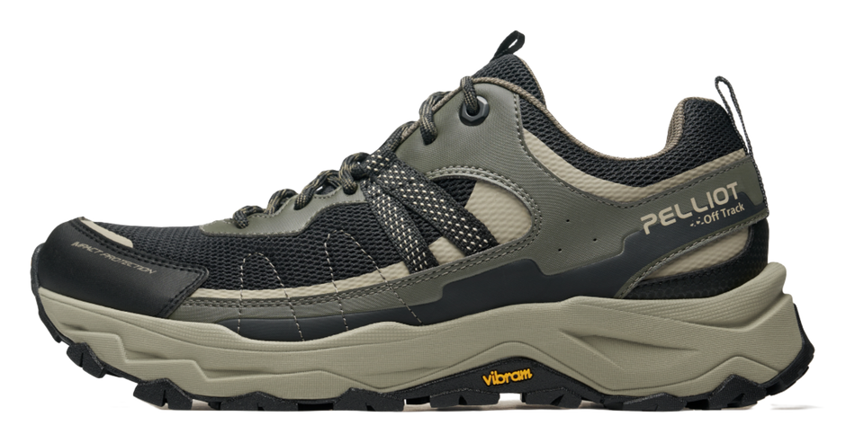 Boxi and PELLIOT HT - Light Cloud 2.0 Outdoor Sports Vibram Lightweight Upgraded Wetland Anti slip Wear resistant Low cut Mountaineering and Hiking Shoes for Men