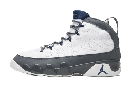Jordan Air Jordan 9 Grip High top Basketball Shoes Mens Gray White 2026  vjsneaker.com