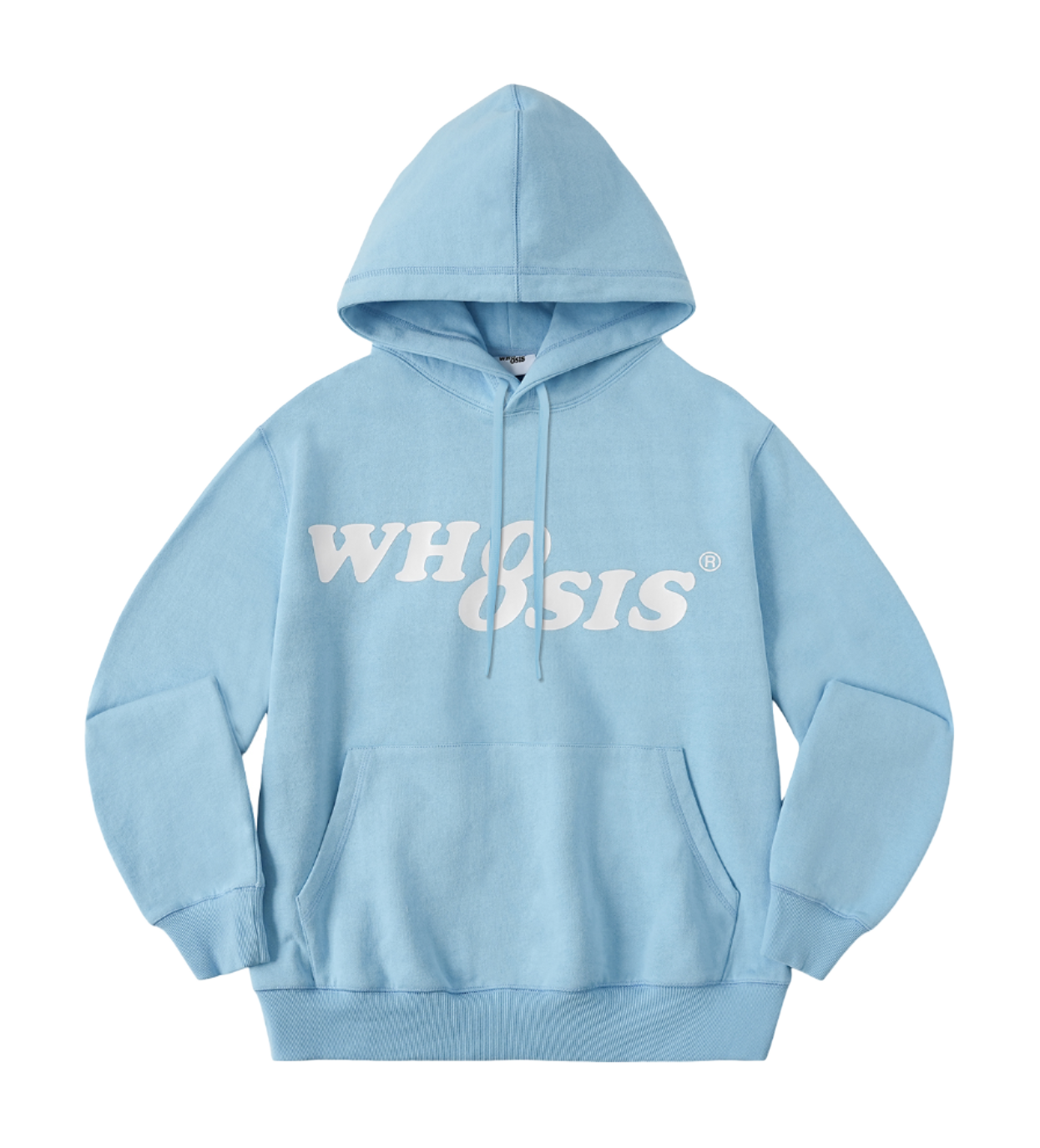 WHOOSIS Shining Color Phantom Logo Hoodie Casual Loose Versatile Letter Campus Warm Autumn/Winter Plus Velvet Hoodie Unisex  vjsneaker.com