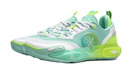 Li Ning YOUNG All City 12 Low top Childrens Basketball Shoes White Turquoise  VJSNEAKER