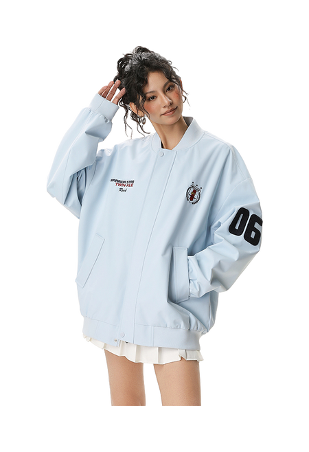 Warrior Revival Tide Cloud Sail Series Autumn and Winter Versatile Digital Loose Casual Plus Cotton Thick Long Sleeve Cotton Jacket Cotton Coat Baseball Jacket Unisex  vjsneaker.com