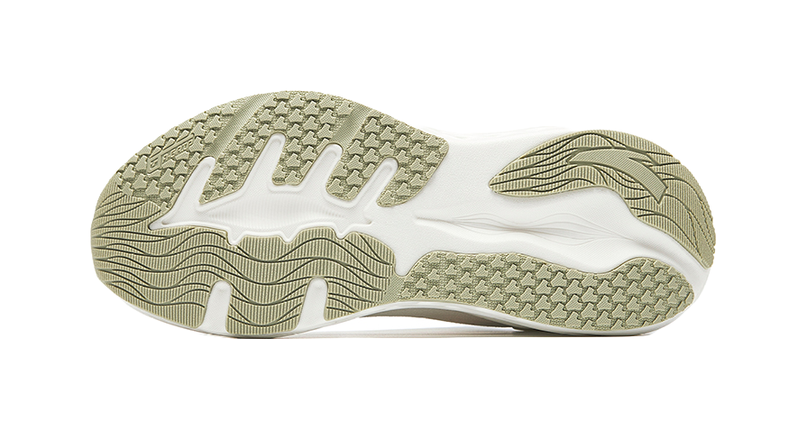 Anta Pg7 Cushioning Lightweight Low top Sprint Running Shoes Women's Light Beige White 