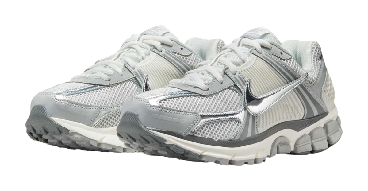 Nike Vomero 5 Breathable Support Casual Running Shoes Unisex White Silver Gray  vjsneaker.com