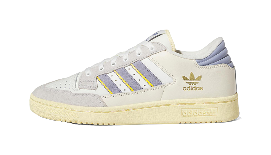Adidas Centennial 85 Low Crystal White Silver Violet  vjsneaker.com