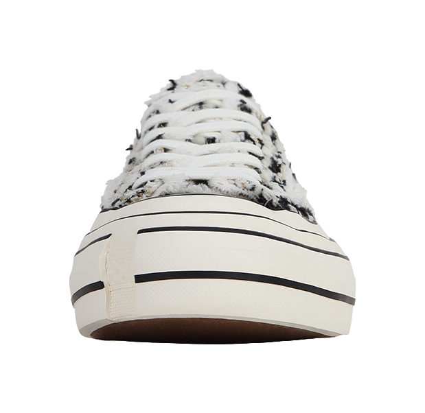 VESSEL Low top Canvas Shoes Unisex Black White 