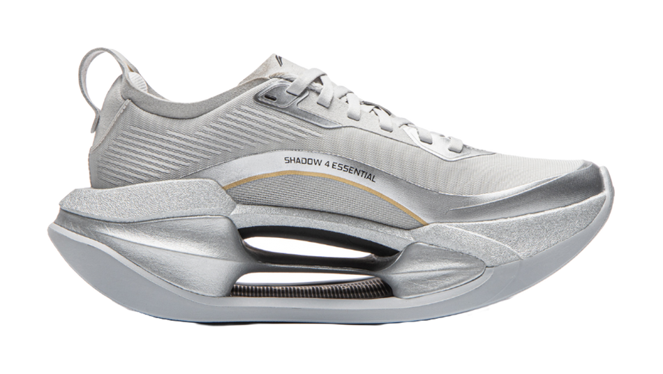Li-Ning Shadow 4 Essential "Calm Gray/Silver" ARRW008-11 - Daily Performance Running Shoe Unisex Calm Gray/Silver