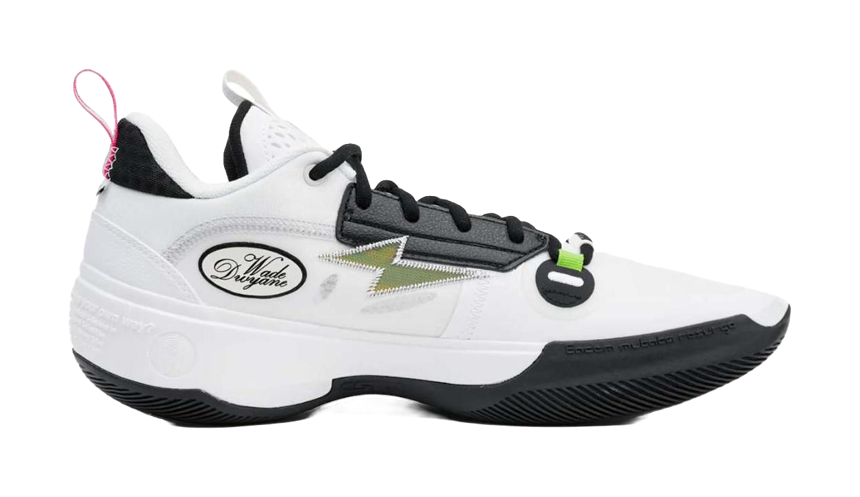 LiNing Wades Way 10 Low Wear-Resistant Slip-Resistant Support Low-Top Basketball Shoes Mens White Black  VJSNEAKER