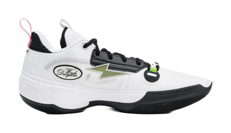 LiNing Wades Way 10 Low Wear-Resistant Slip-Resistant Support Low-Top Basketball Shoes Mens White Black  VJSNEAKER