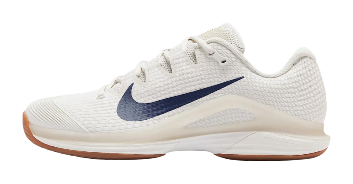 Nike Court Air Zoom Vapor 12 Hc Summit White Phantom Gum Medium Brown Binary Blue  vjsneaker.com