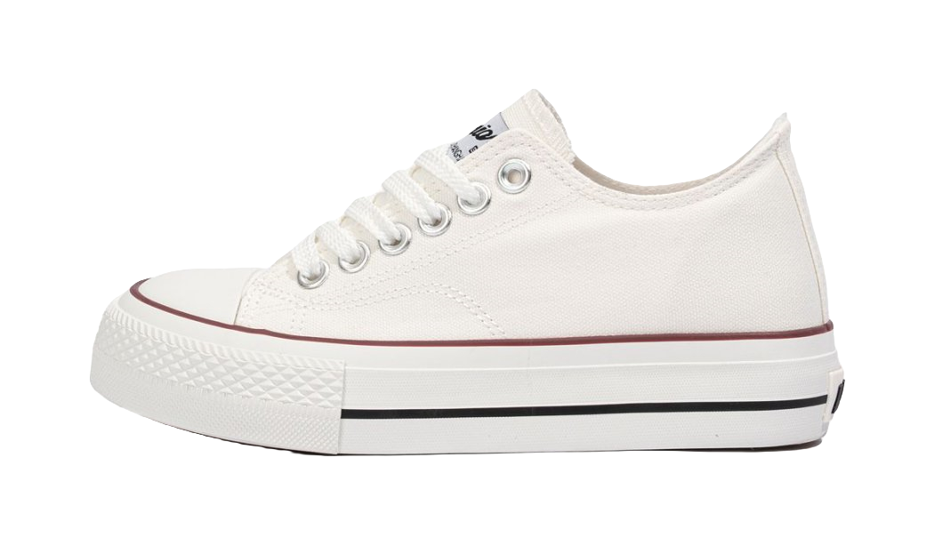 Warrior Abrasion Resistant, Breathable, Lightweight Low top Canvas Shoes Women's White 