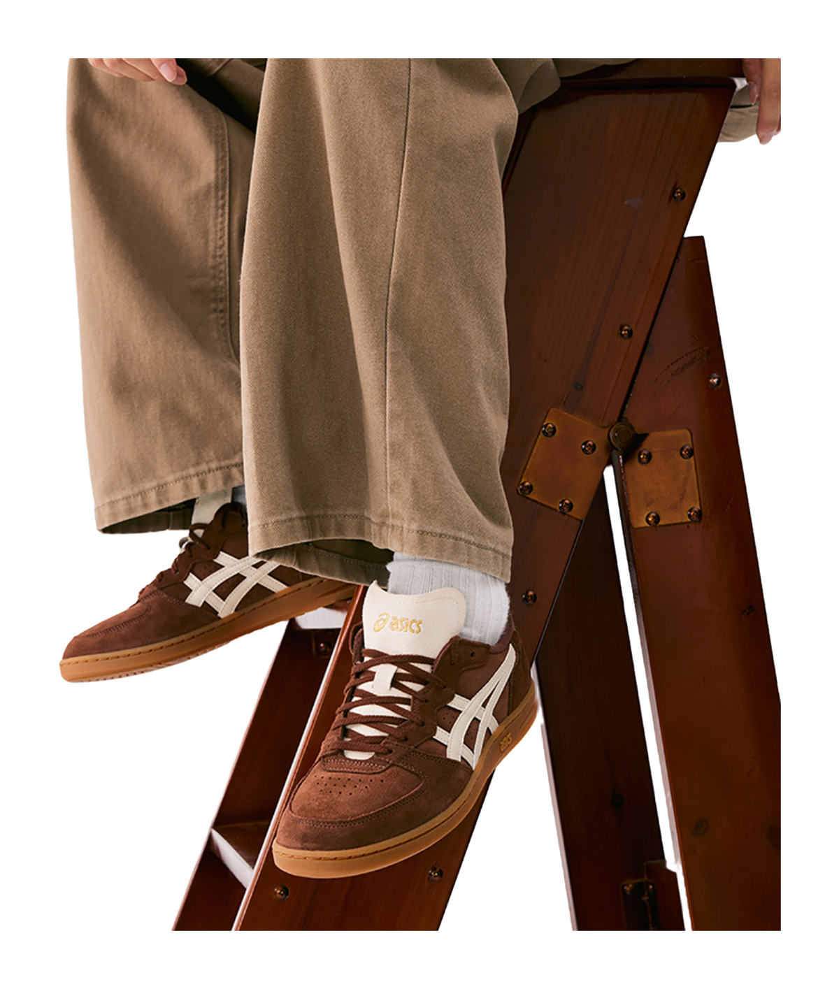 ASICS SKYHAND OG Low top Skateboard Shoes Unisex Coffee  vjsneaker.com