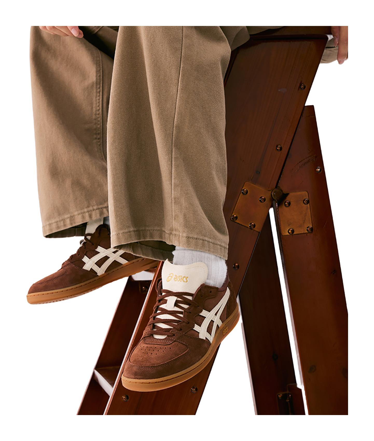 ASICS SKYHAND OG Low top Skateboard Shoes Unisex Coffee  vjsneaker.com