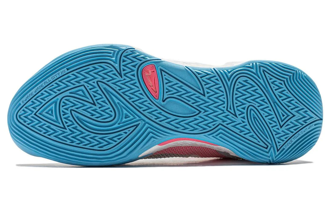 Li-Ning Wade All City 12 "Miami Night" ABAU015-1 - Basketball Shoes Men White Blue Pink