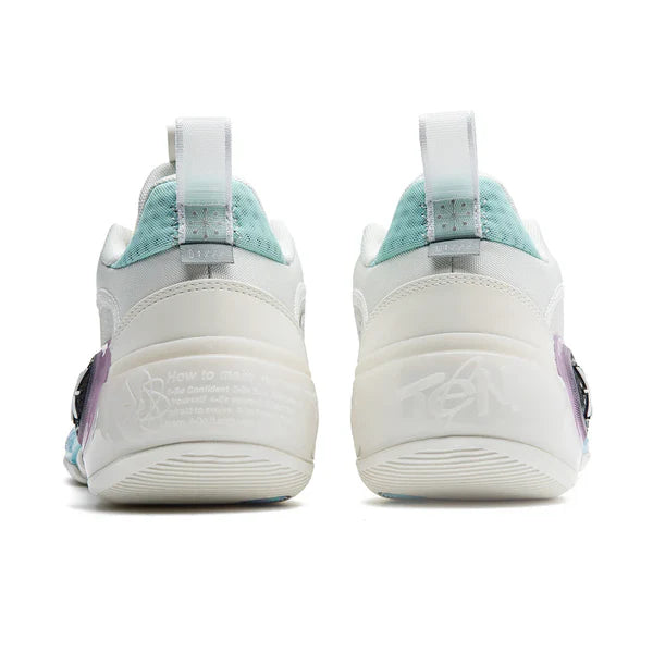 Li-Ning Way of Wade 10 (WOW10) Low 'Cotton Candy' - Basketball Shoes Unisex White Blue  vjsneaker.com