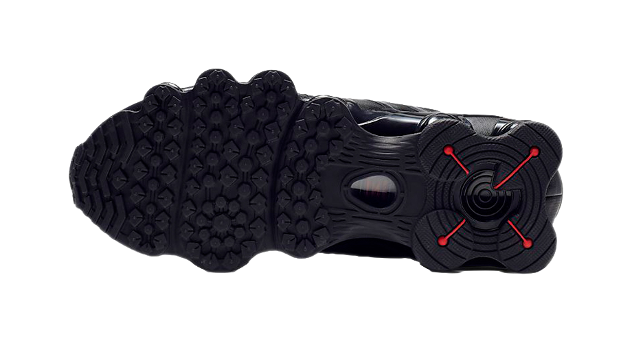 Nike Shox Tl Black Max Orange Womens  vjsneaker.com