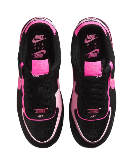 Nike AF1 Shadow Skateboard Shoes Womens Black Pink  vjsneaker.com