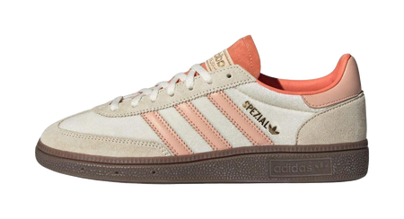 Adidas Wmns Handball Spezial Cream White Coral Womens  vjsneaker.com