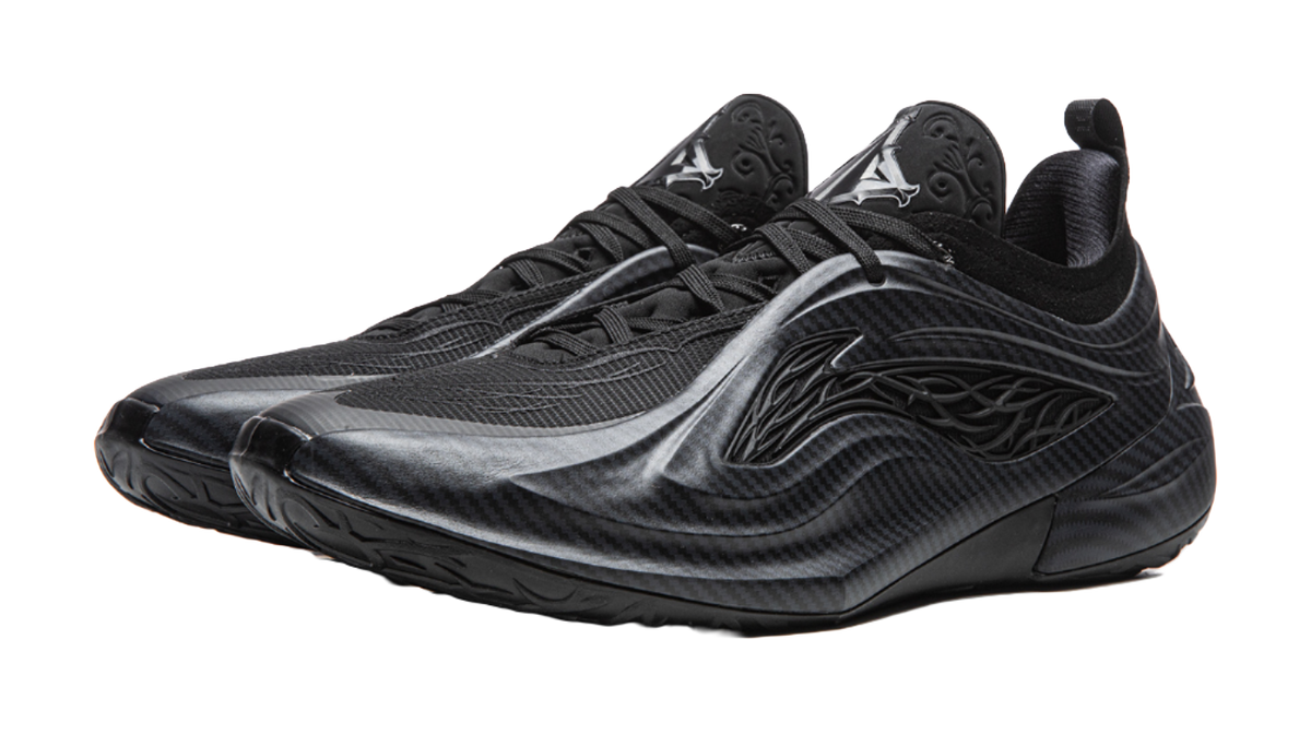 LiNing JB4 Cushioning Slip Resistant Abrasion Resistant Breathable Rebound Grip Low top Basketball Shoes Mens Black  VJSNEAKER