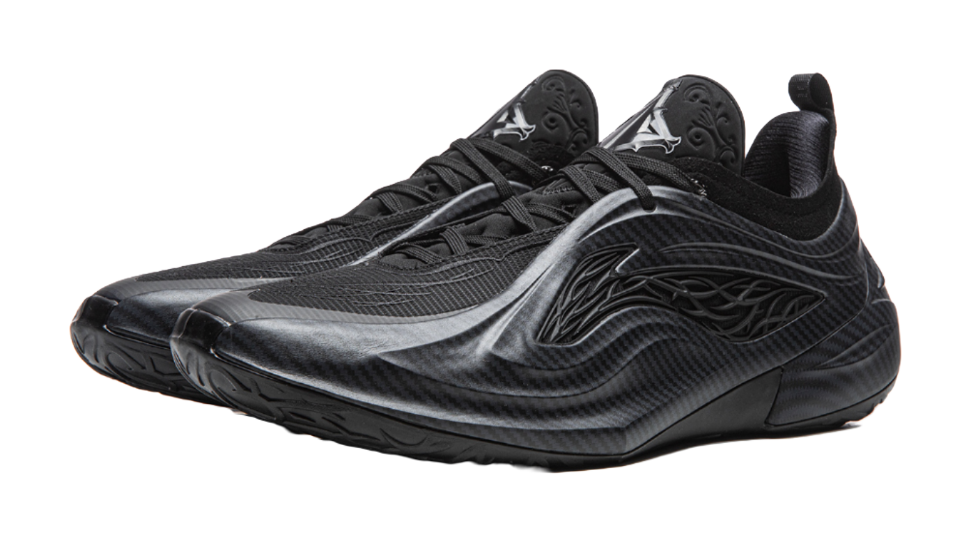 LiNing JB4 Cushioning Slip Resistant Abrasion Resistant Breathable Rebound Grip Low top Basketball Shoes Mens Black  VJSNEAKER