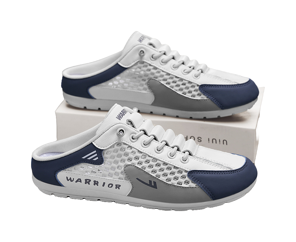 Warrior Quick Dry Quiet Closed Toe Slippers Mens  vjsneaker.com