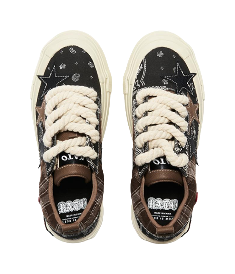 KAALIXTO Skateboarding Canvas Low 'Paisley' 