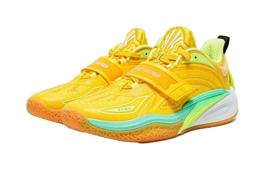Anta KAI 1 "Playoffs Energy" 8124B1102S-1 - Kyrie Irving Basketball Shoe Unisex Neon Yellow Teal