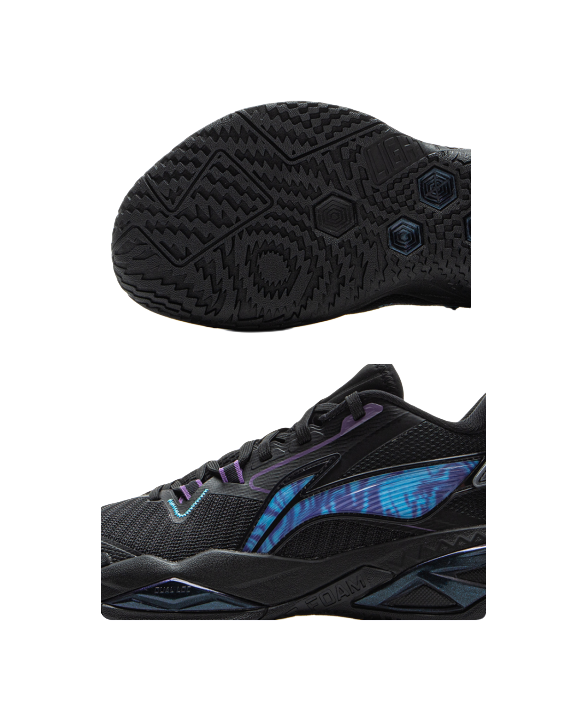 LINING YOUNG Slip Resistant, Abrasion Resistant, Rebound Support Childrens Basketball Shoes Black Kids  VJSNEAKER