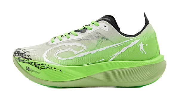 QIAODAN Feiying PB3 Enhanced Edition Running Shoes Men's Low top Light Gray Gull Blue 