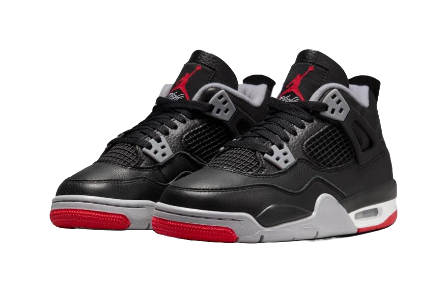 Air Jordan 4 Retro Bred Reimagined GS  vjsneaker.com