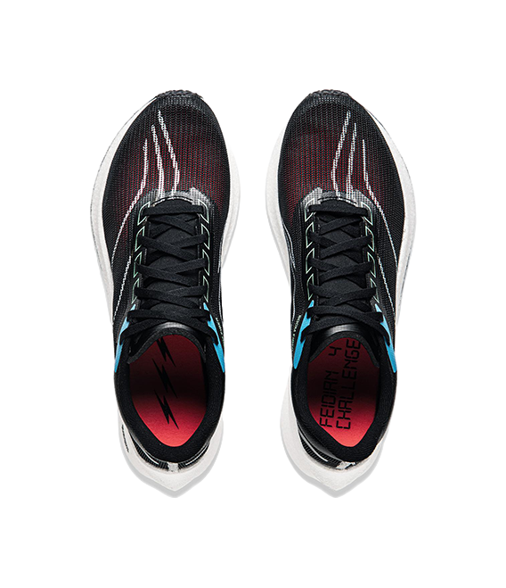LINING Feidian 4 Challenger Running Shoes Men's Low top Black 
