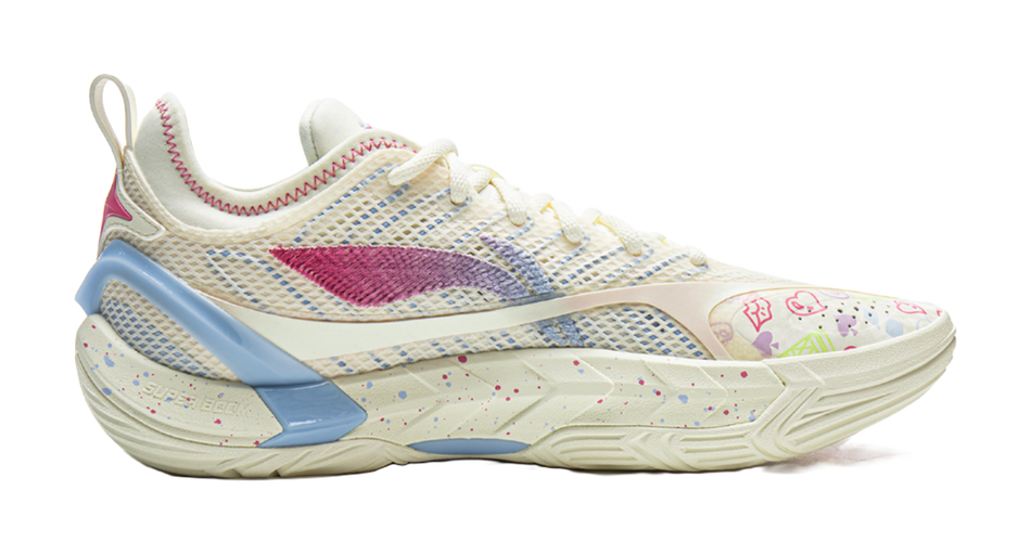 Li-Ning BadFive Guerrilla 2 SUPER "White Blue" ABFW001-1 - Outdoor Basketball Shoe Unisex White Blue