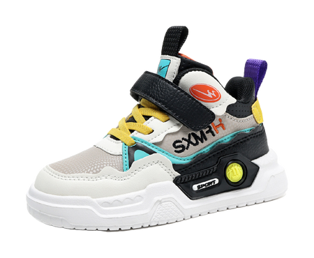 Binary Slip Resistant, Abrasion Resistant, Rebound, Lightweight Cushioning Casual Shoes Kids  VJSNEAKER