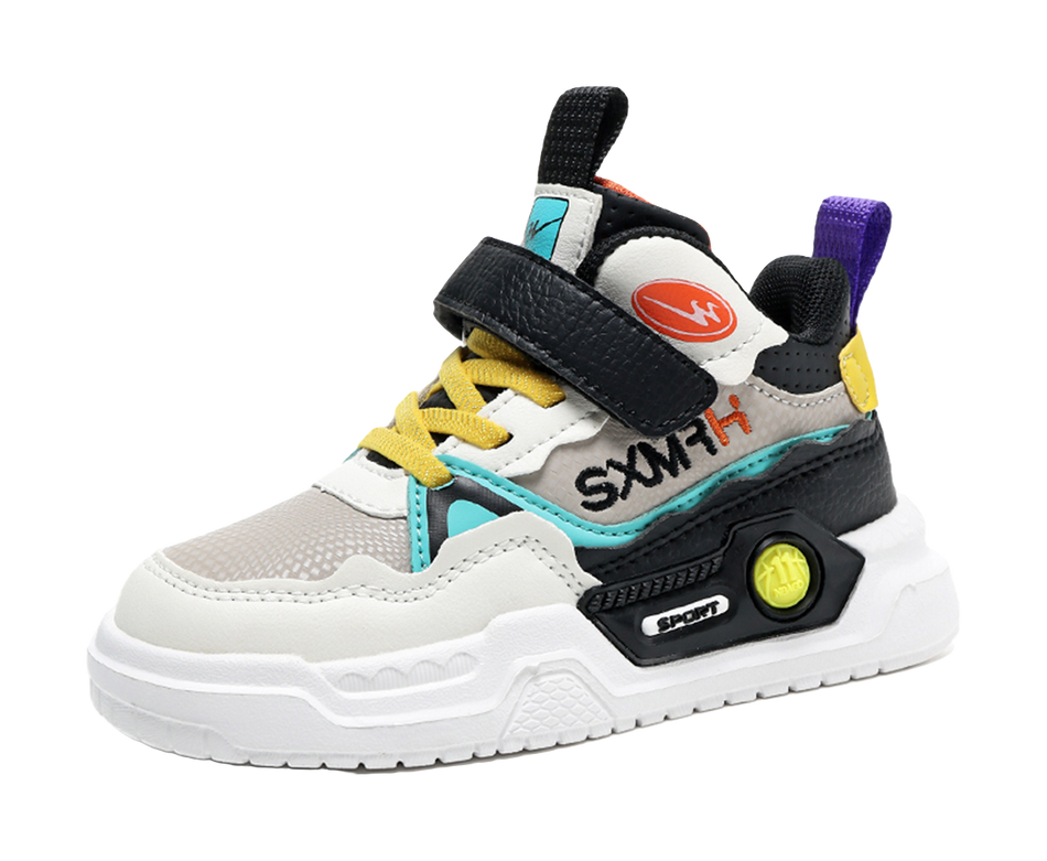 Binary Slip Resistant, Abrasion Resistant, Rebound, Lightweight Cushioning Casual Shoes Kids  VJSNEAKER