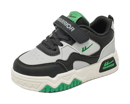 Warrior Boys Athletic Shoes Breathable Lightweight Cushioning Low top Girl Skateboard Shoes Kids  VJSNEAKER