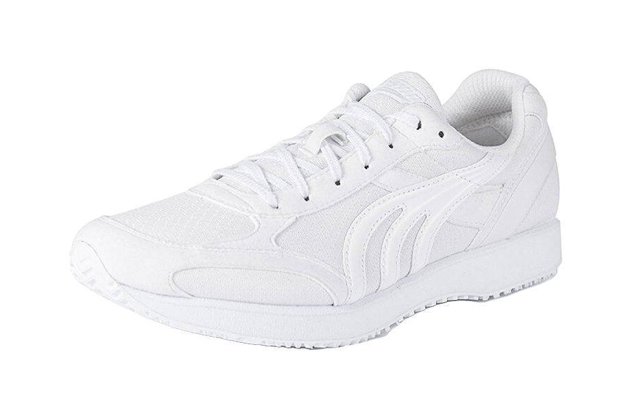 DO WIN Shock Absorbers Slip Resistant Abrasion Resistant Breathable Low top Running Shoes Unisex White 