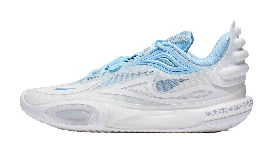 LiNing Wade All City 11 V2 Cushioning, Wear Resistant Low Top Basketball Shoes Mens Mist White  VJSNEAKER