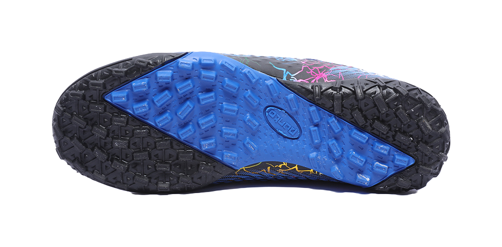 Binary Comfortable Low top Kids Soccer Shoes Blue Black Kids  vjsneaker.com