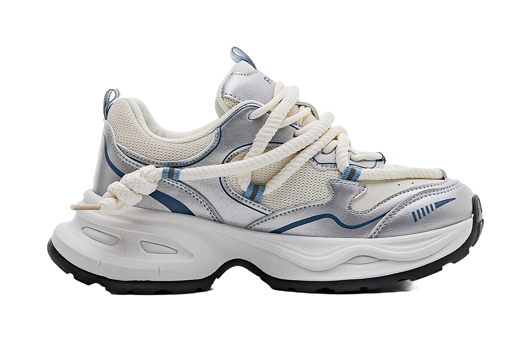 RENBEN Abrasion Resistant Breathable Coverage Balance Height Increasing Low top Chunky Sneakers Unisex 