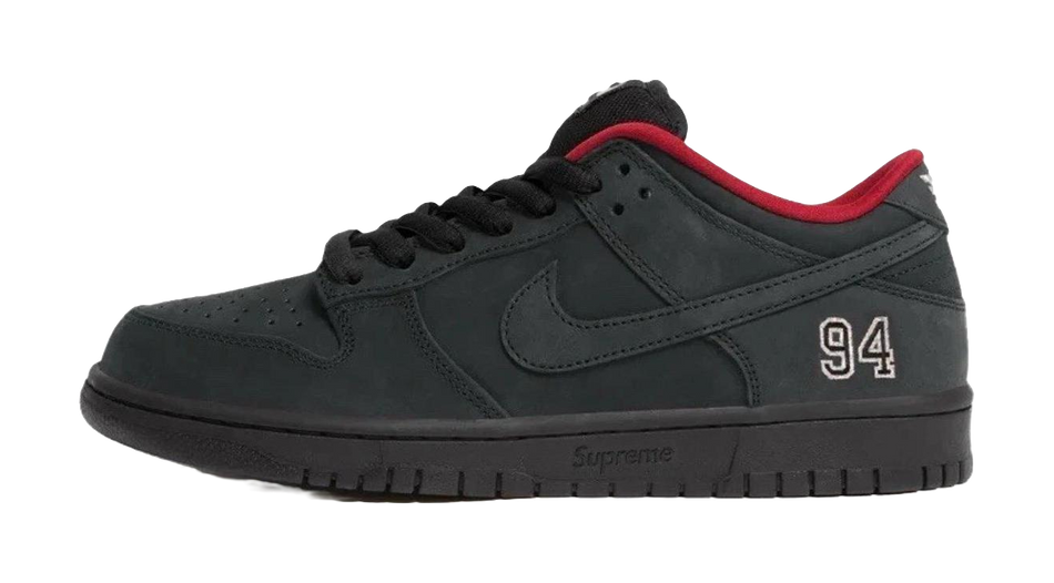 Nike Sb Dunk Low Supreme 94 Black  vjsneaker.com