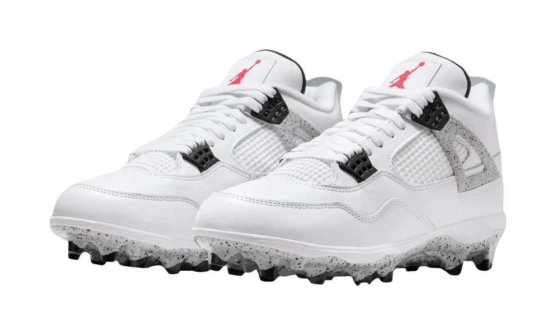 JORDAN 4 Retro Td Cleat Fire Red  vjsneaker.com