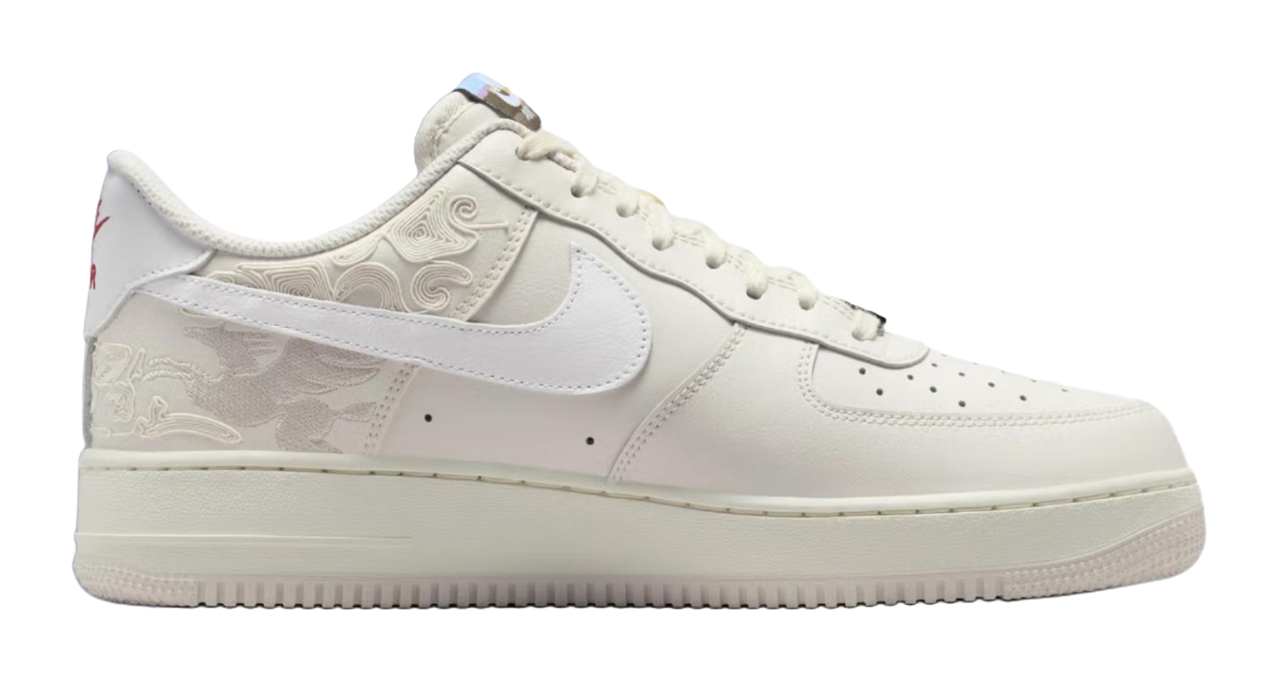 Nike Air Force 1 Breathable Low top Skateboard Shoes Mens White  vjsneaker.com