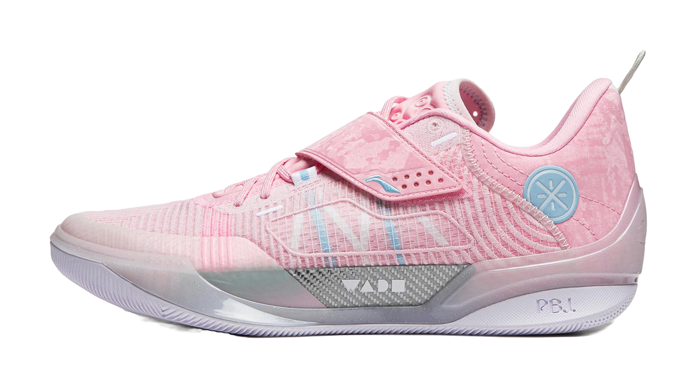 Li Ning Wade 808 4 Ultra Cushioning Abrasion Resistant Lightweight Rebound Low top Basketball Shoes Mens Pink  vjsneaker.com
