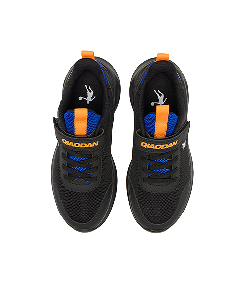 QIAODAN Kids' Running Shoes Black/Dazzling Blue Kids' 
