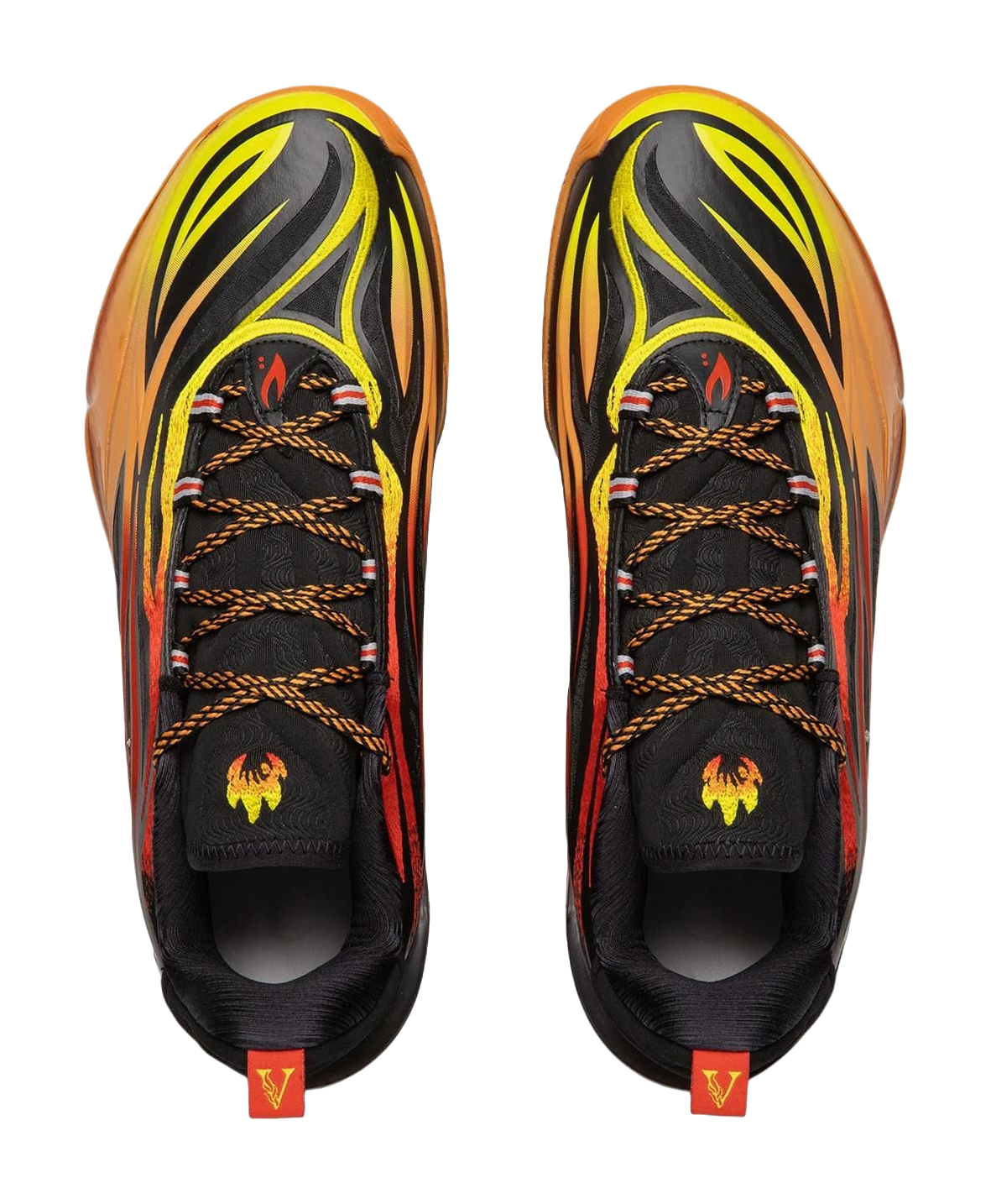 Li-Ning Wade 808 5 Ultra V2 "Hot Wind" ABAV045-9 - Basketball Shoe Unisex Black Red Orange Yellow