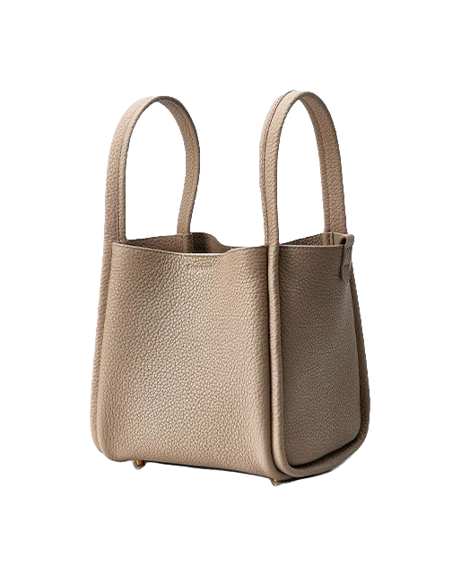 Songmont Medium Song Bag BB221061 - Full-Grain Leather Bucket Bag